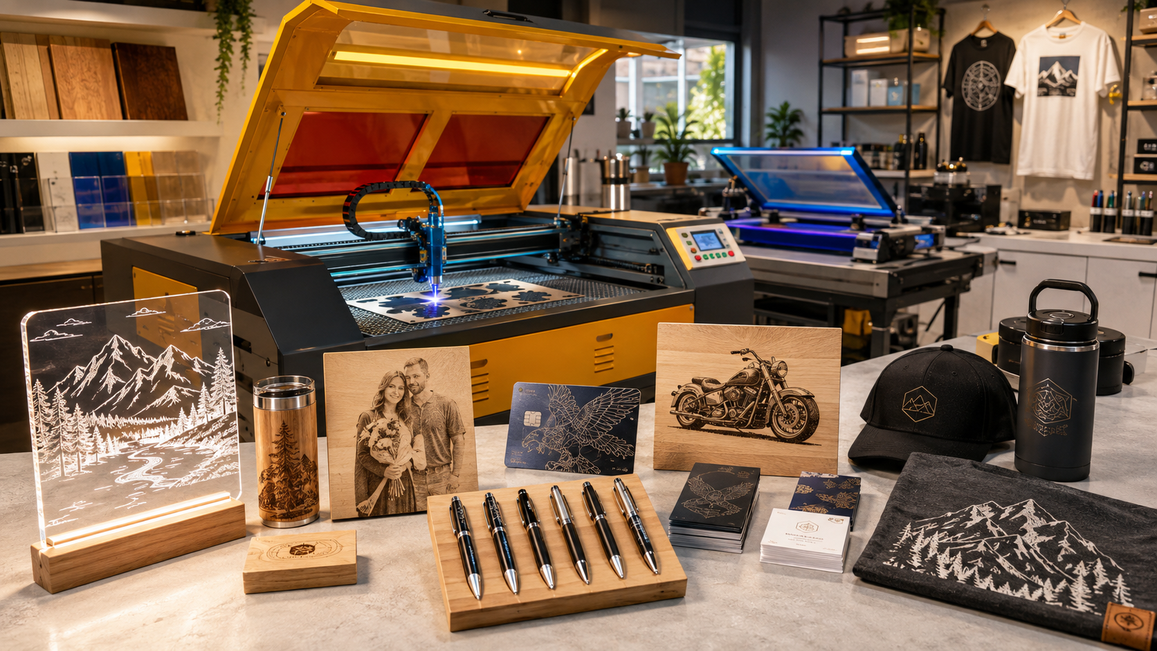 Laser engraving and personalized products